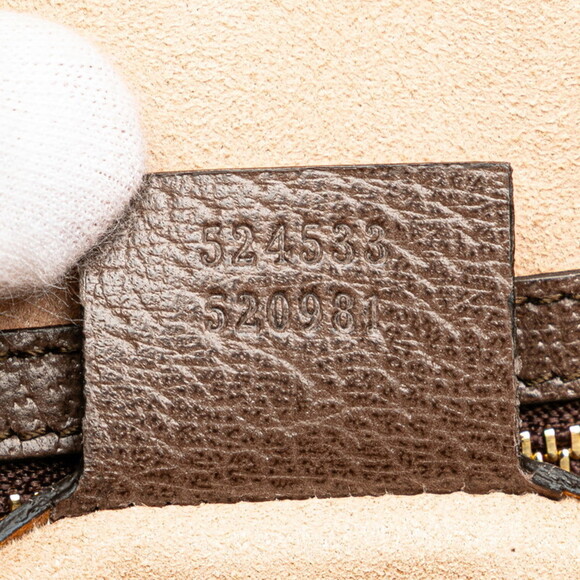 GUCCI Brown Leather Shoulder Bag - Picture 10 of 12